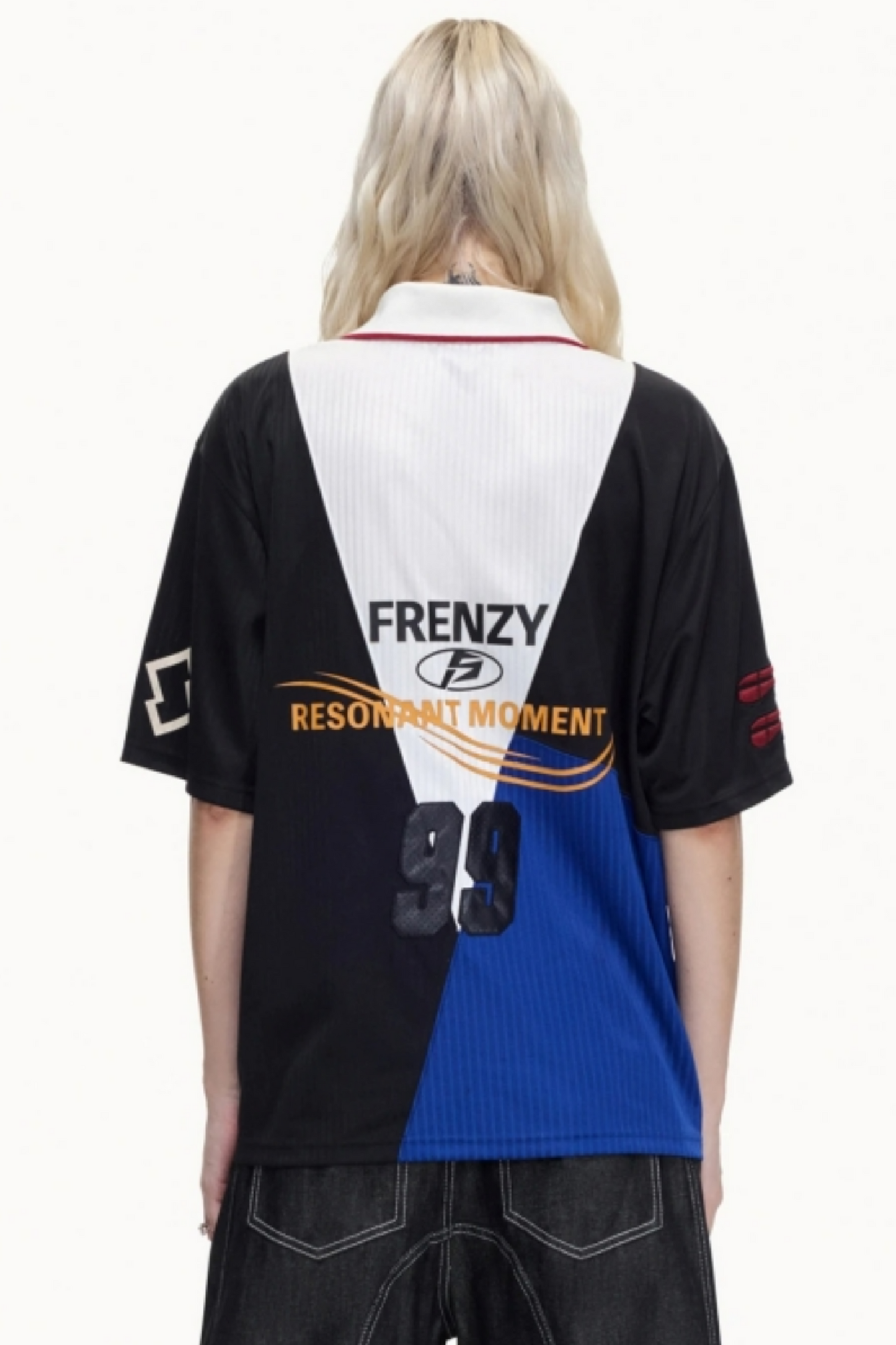American Jersey Polo Top