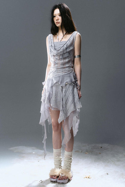 Misty Patchwork Skirt