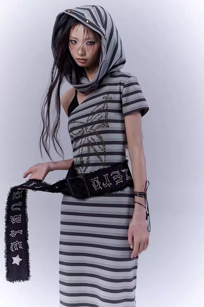 Striped Wasteland Dress Set-Up