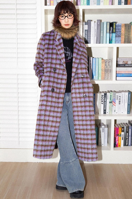 Vintage Check Long Coat