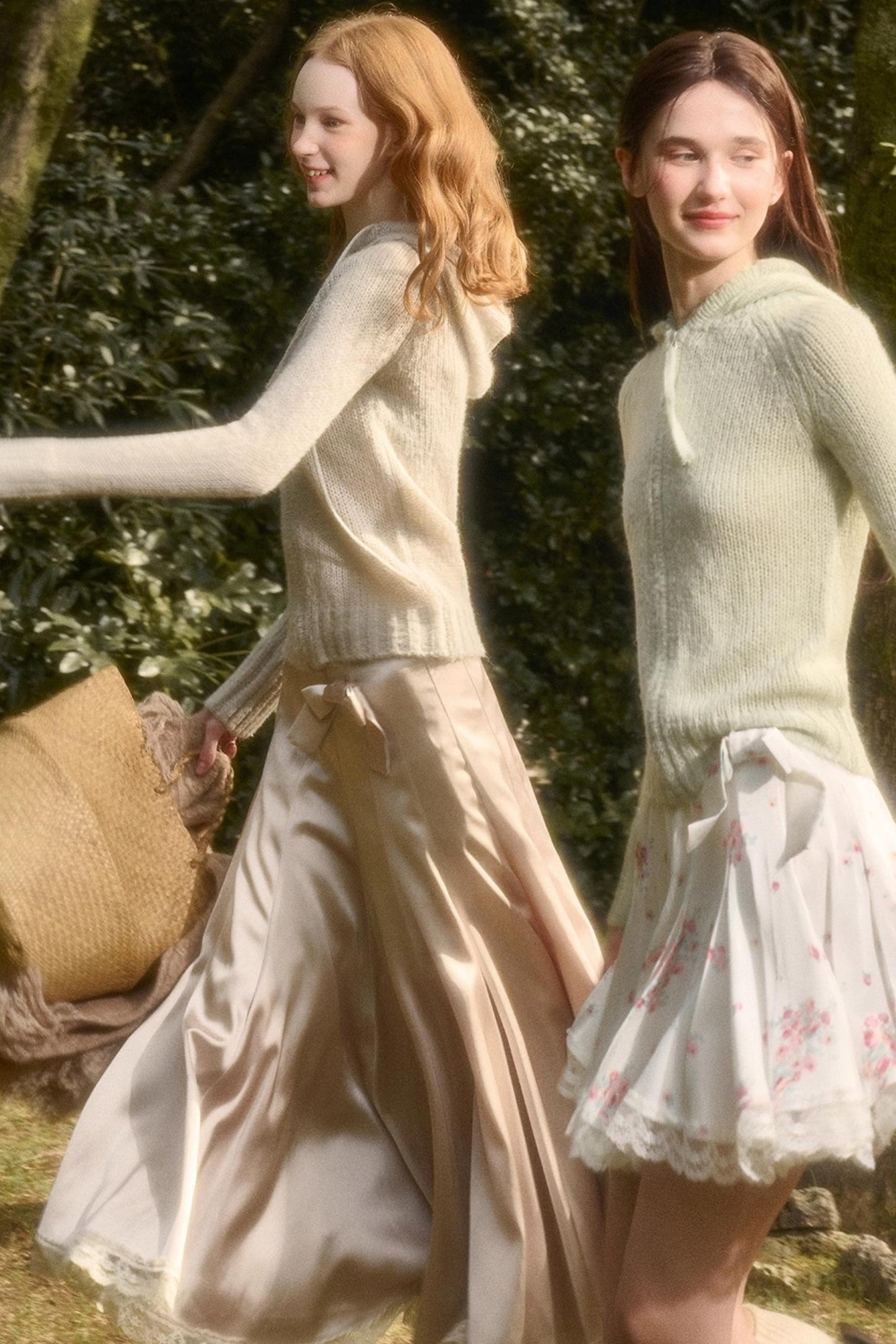 Shiny Satin Maxi Skirt