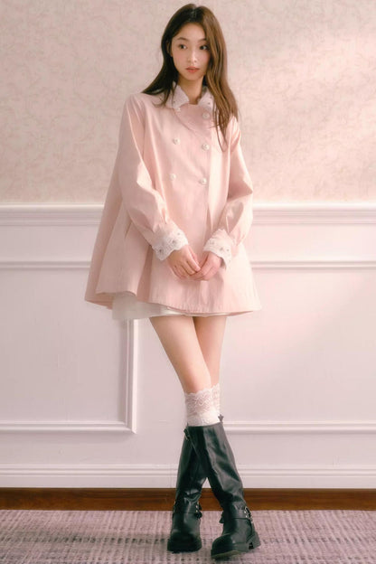 Pink Diamond Swing Coat