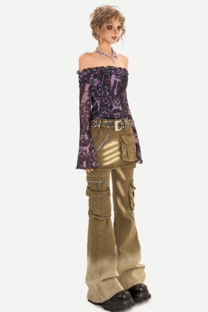 Hippie Retro Mesh Top