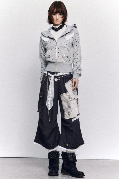 Vintage Lace Patchwork Pants