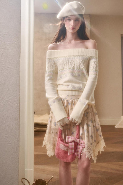 Fresh Floral Skirt Set-Up