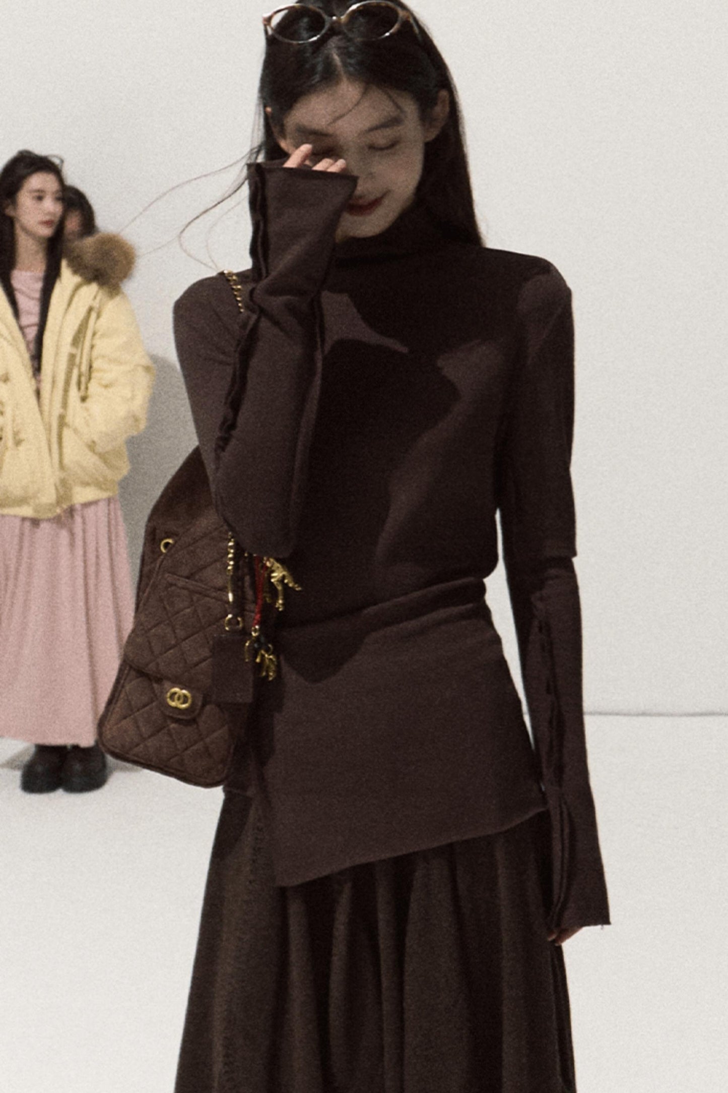 High-Elastic Knit Slim Top