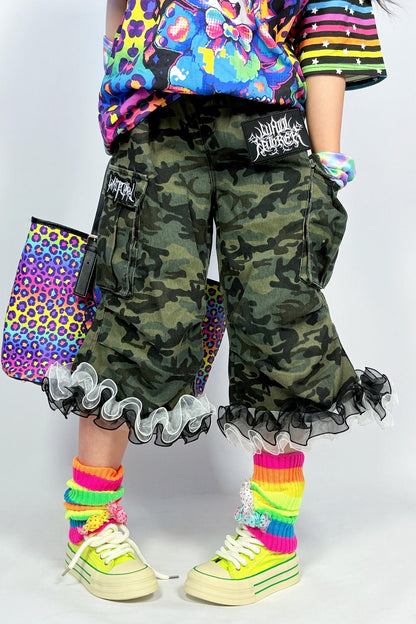 Dopamine Rainbow Stripe Leg Sleeve Sock