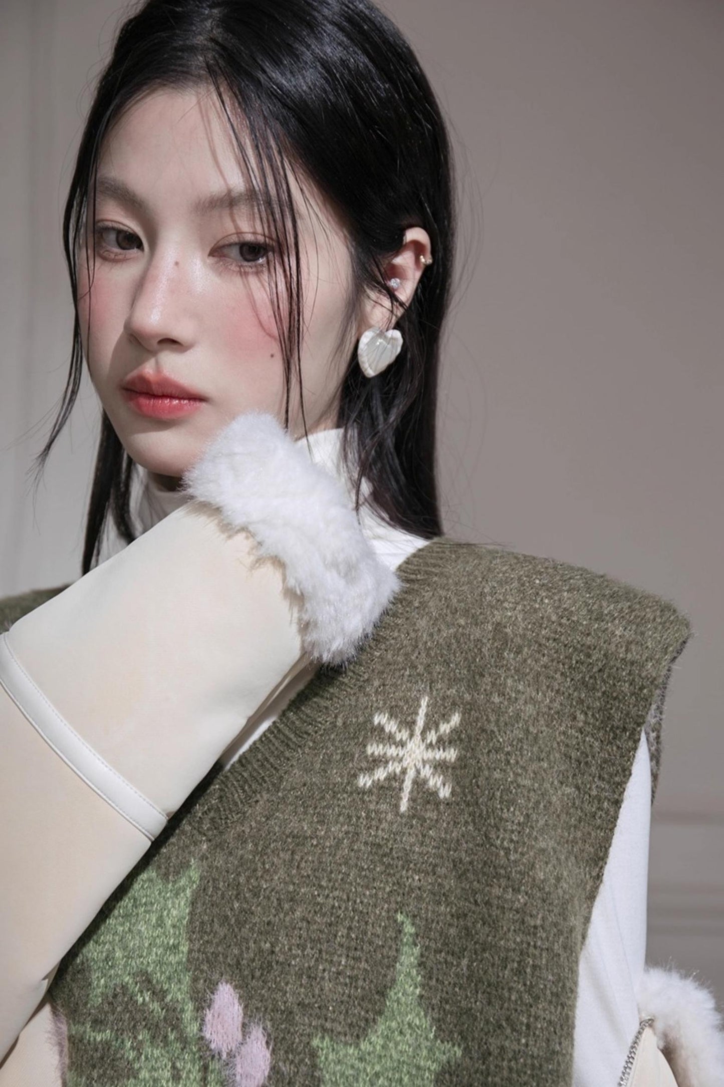 Pine Needle Knit Dress