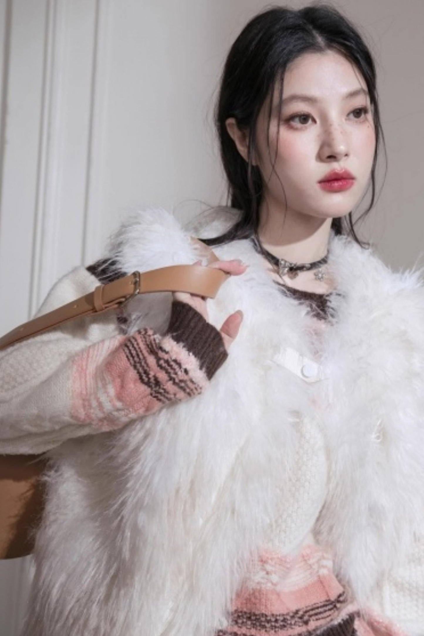 Simulated Texture Fur Vest