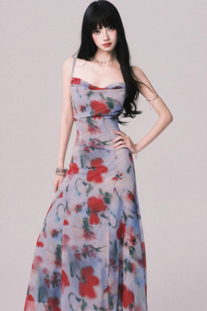 Seaside Swing Halter Dress