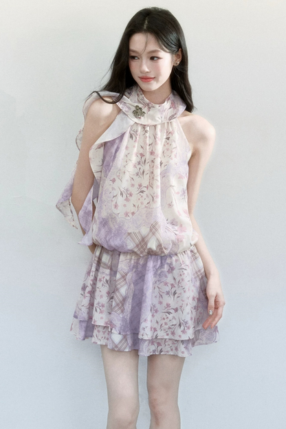 Romantic Retro Floral Dress