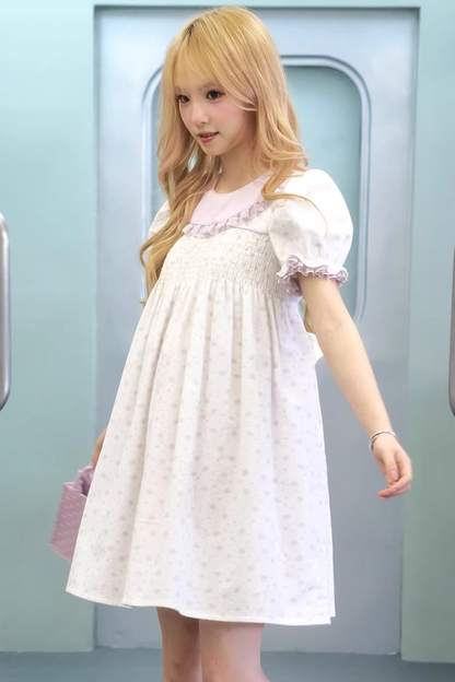 Light Purple Floral Princess Dress