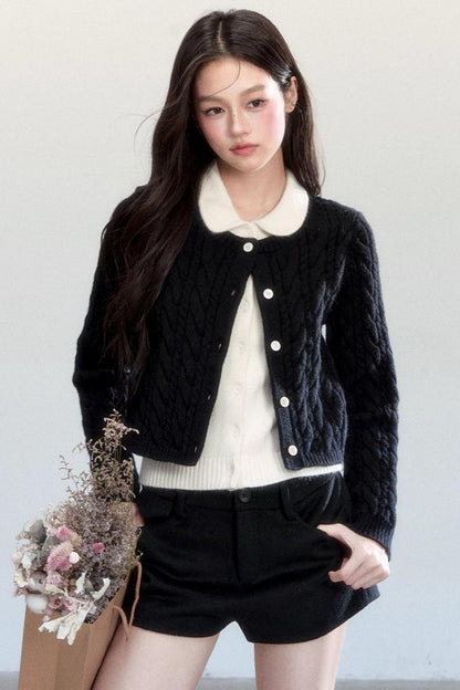 Versatile Tweed  A-Line Shorts