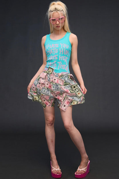 Money Printed Cargo Pants