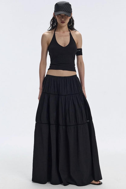 Black Design Tower Skirt