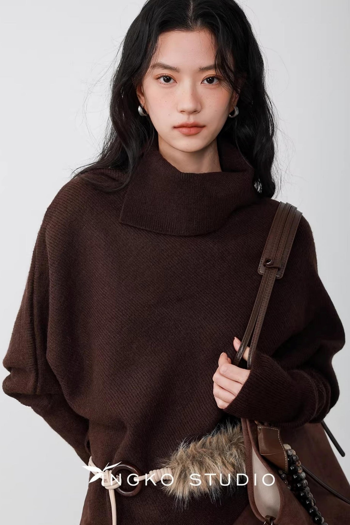 Ingko Latte Batwing Sweater