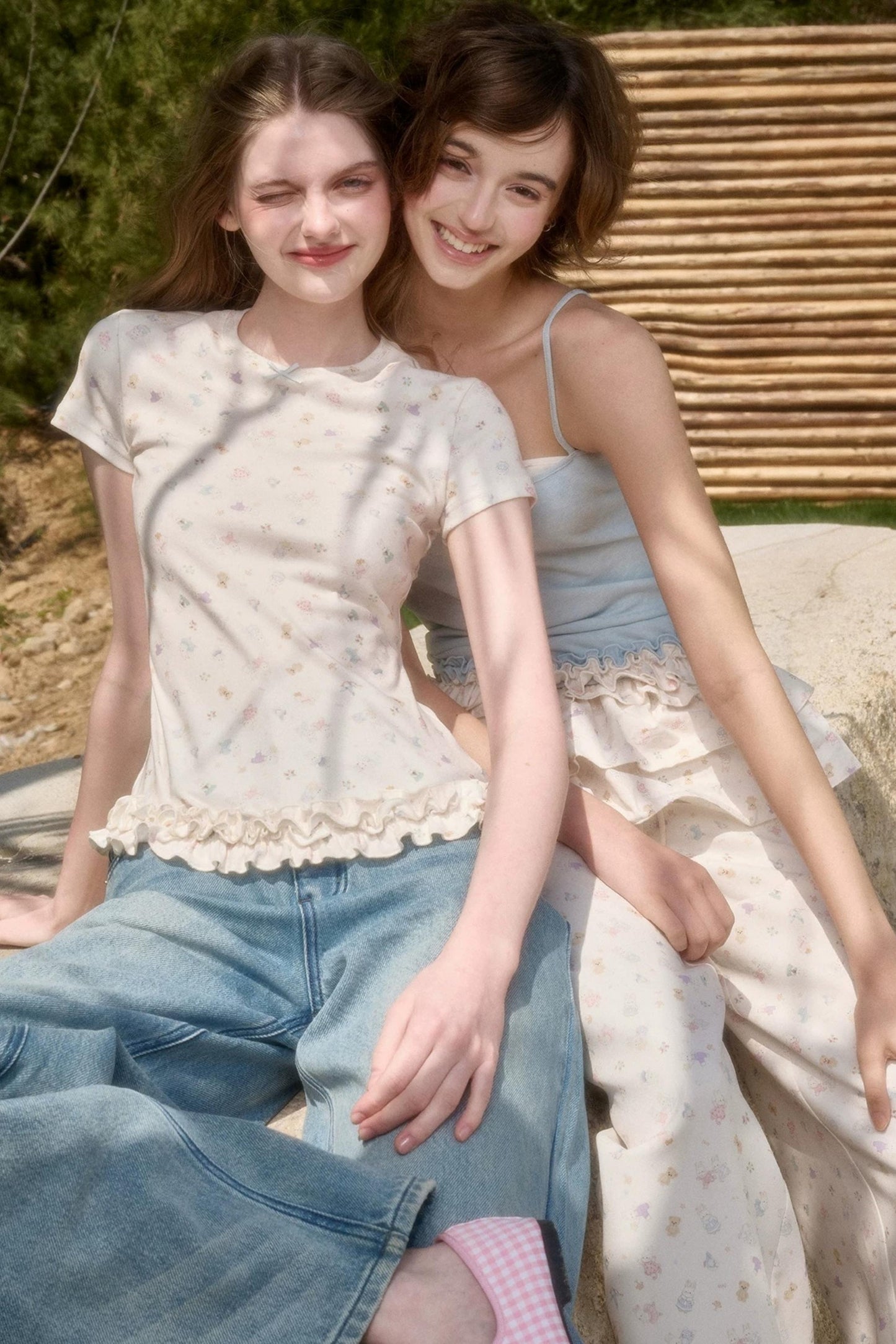 Comfortable Knit Lace Top