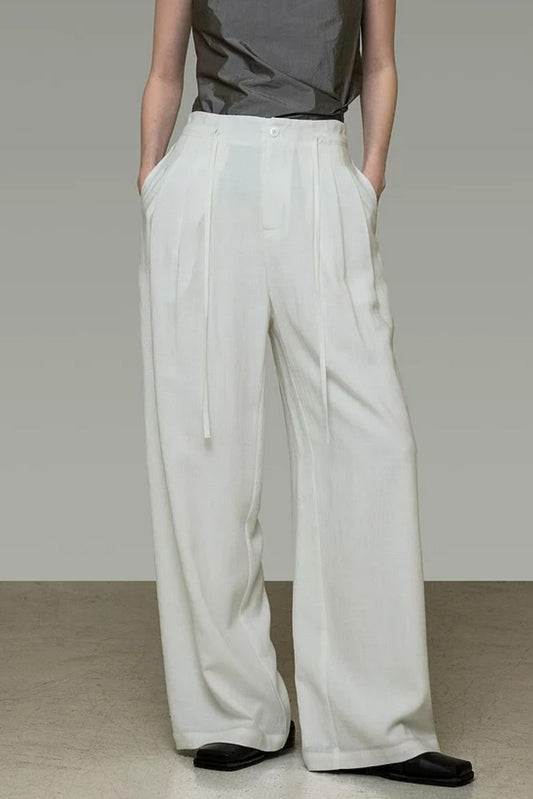 Elegant High-Waisted Wide-Leg Pants