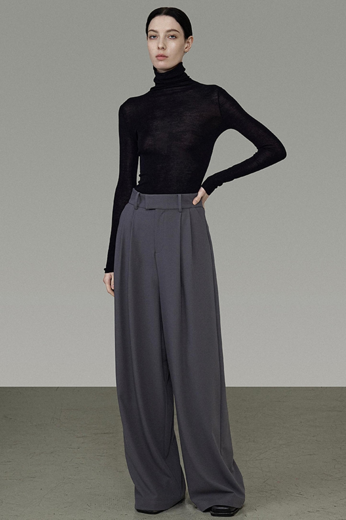 High-Waisted Wide-Leg Pants