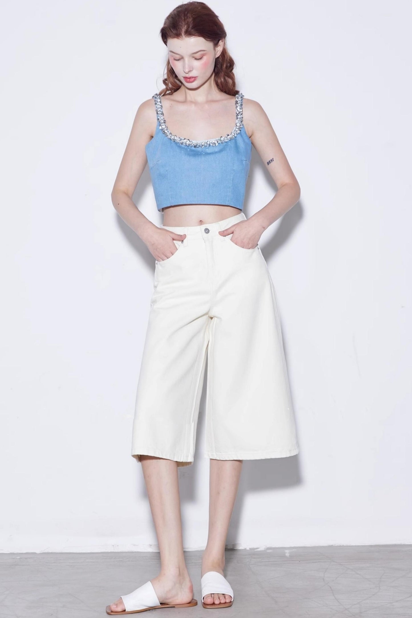 Luxury Denim Undershirt