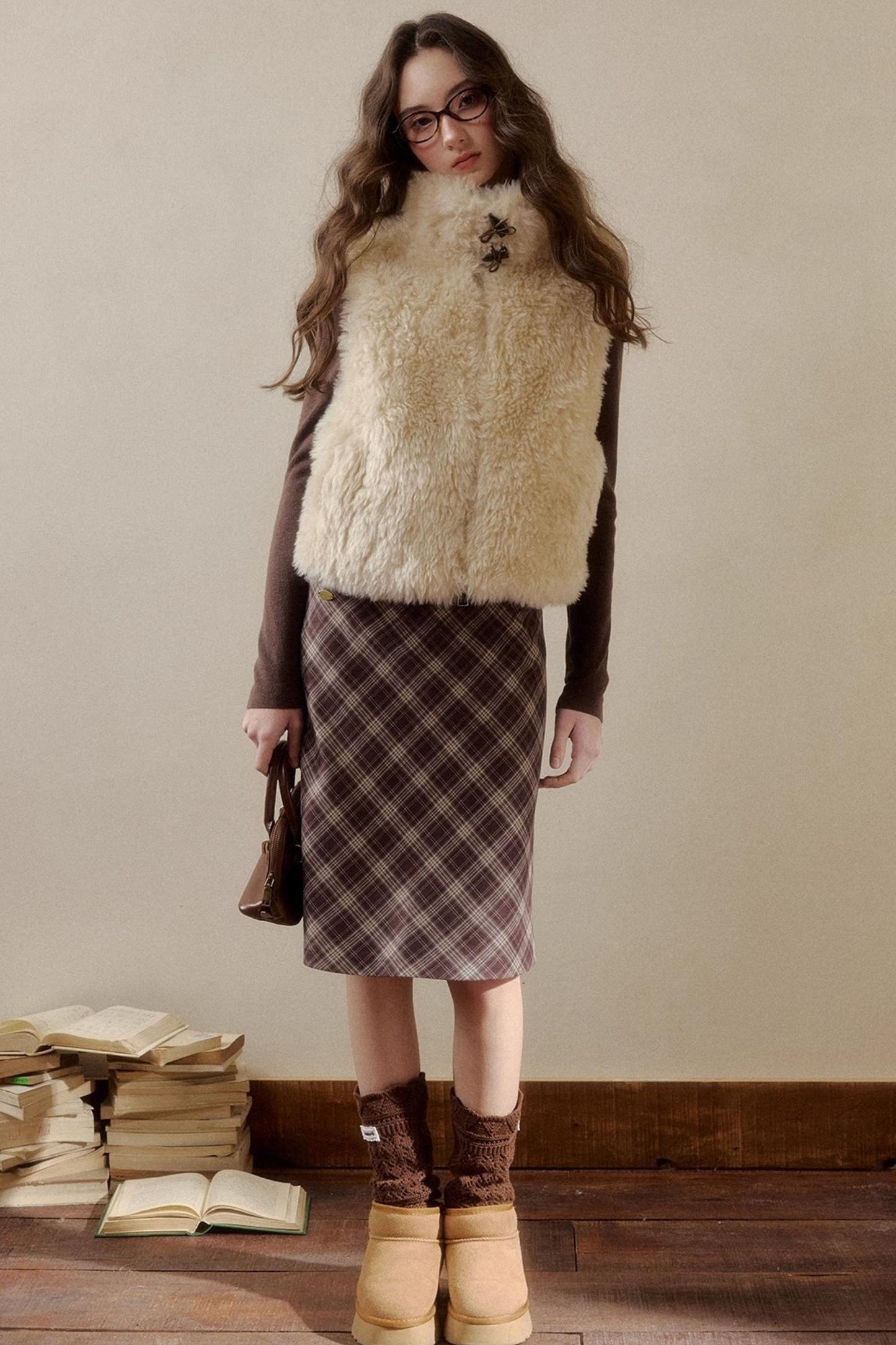Sweet Berry Reversible Vest Jacket