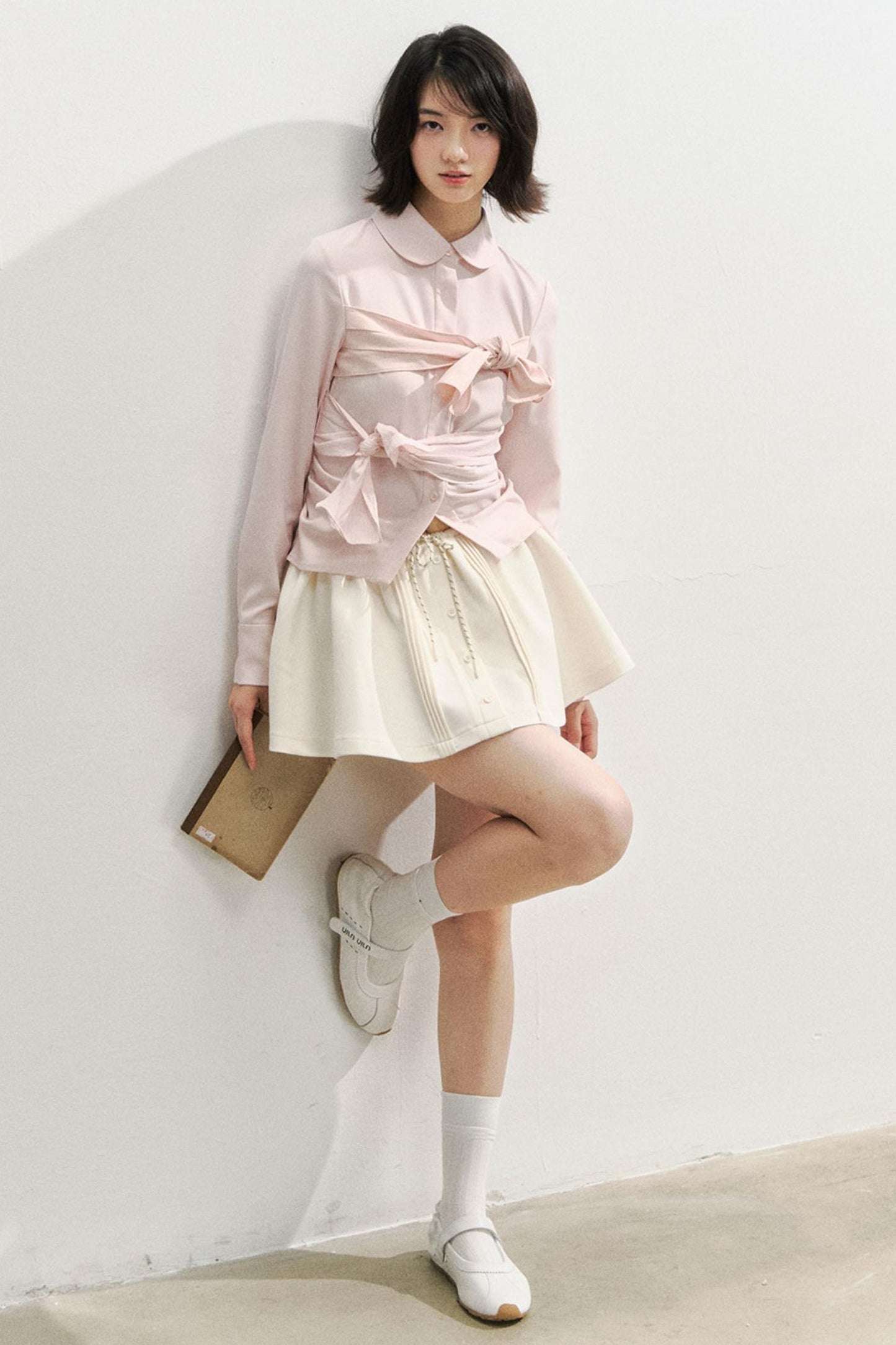 Preppy style A-Line Puffy Skirt