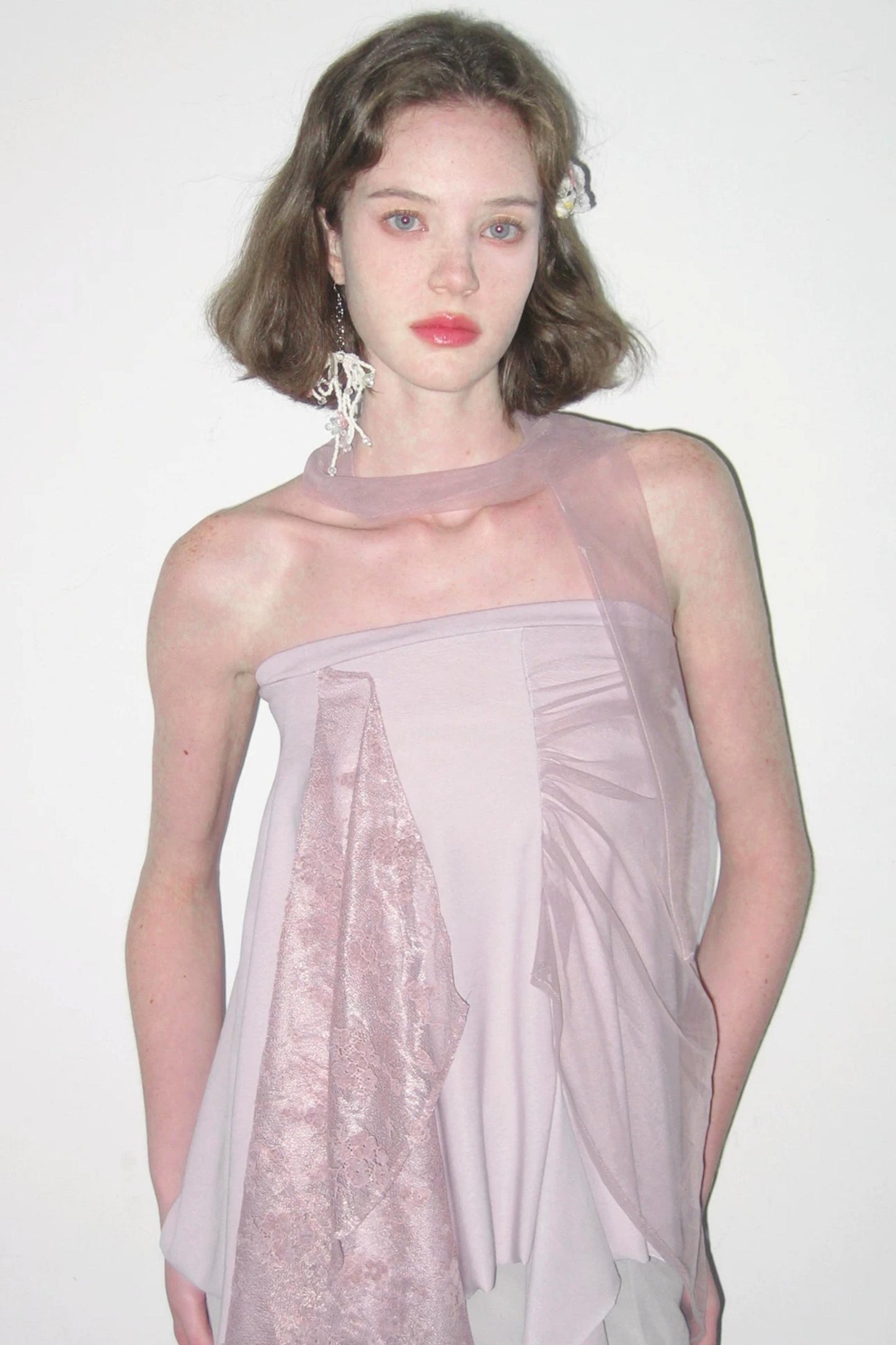 Misty Purple Lace Skirt