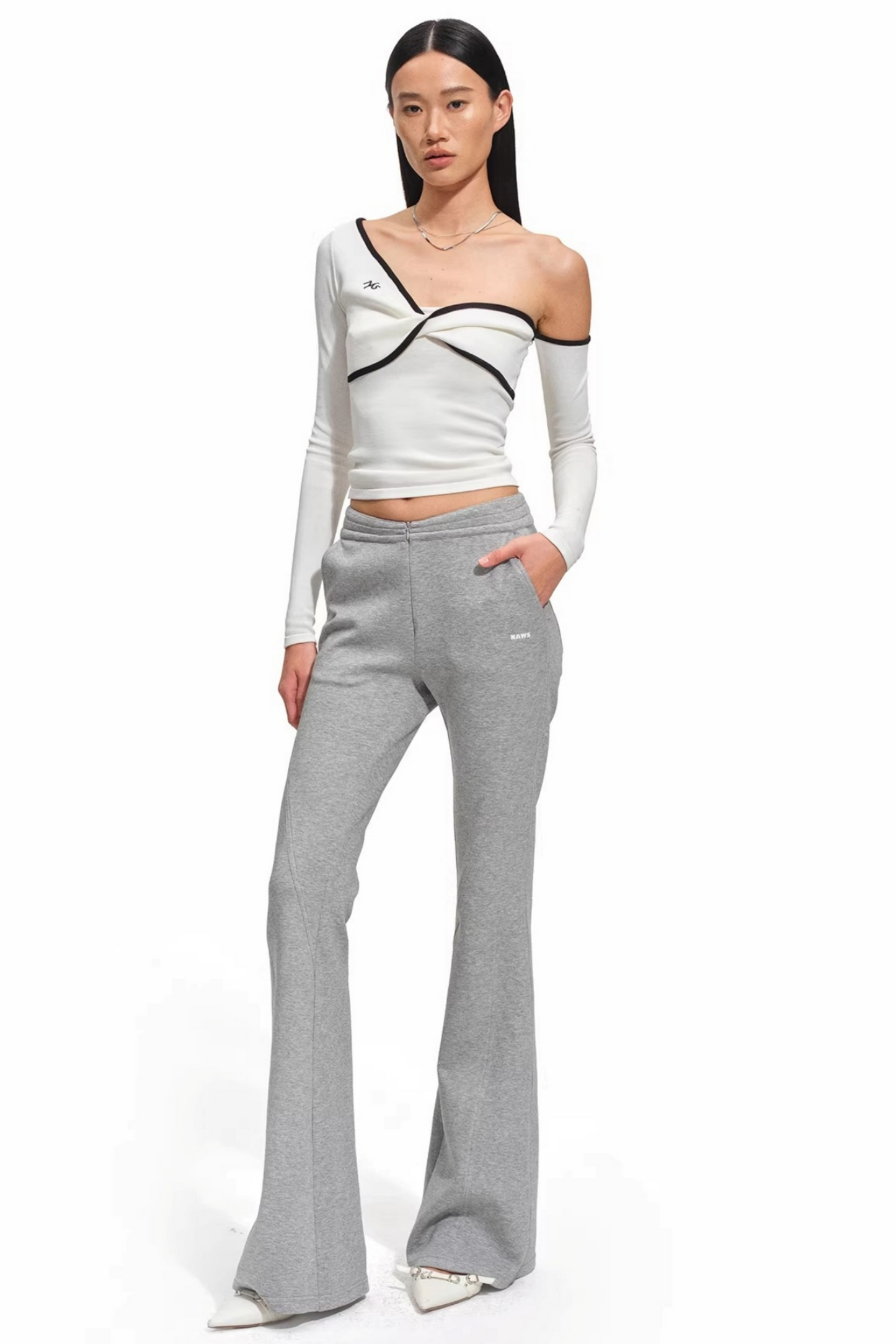 Langsam gehende Strickhose