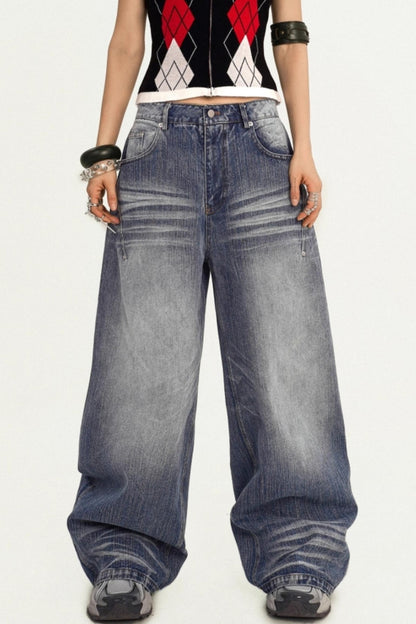 American Vintage Denim Wide-leg Pants
