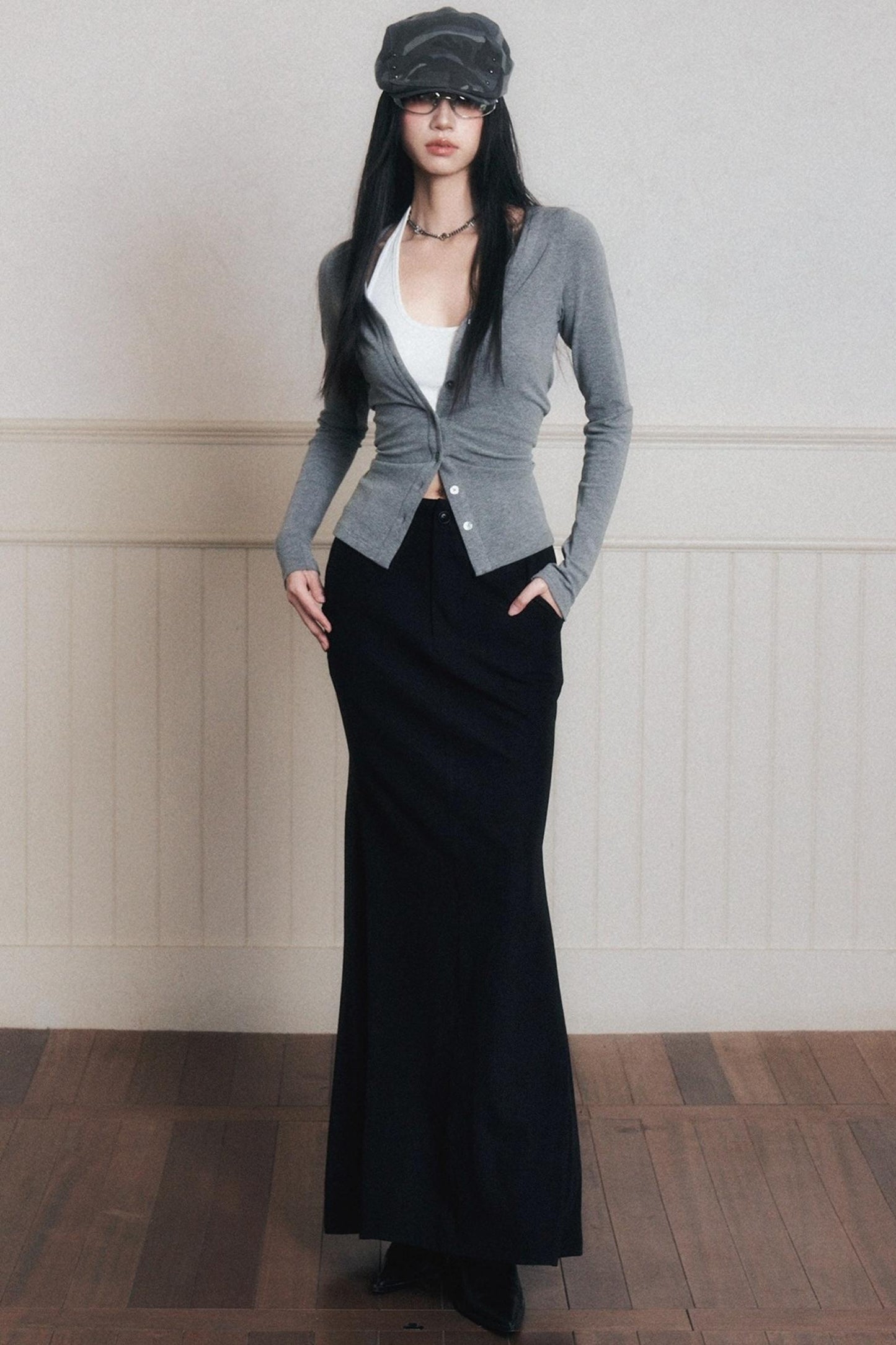 Mermaid High-Waisted A-Line Skirt