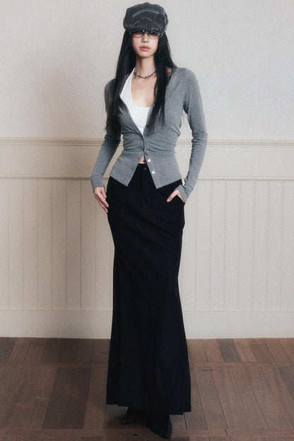 Mermaid High-Waisted A-Line Skirt