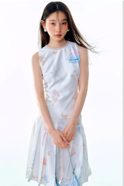Starfish Pleated Skirt Set-Up