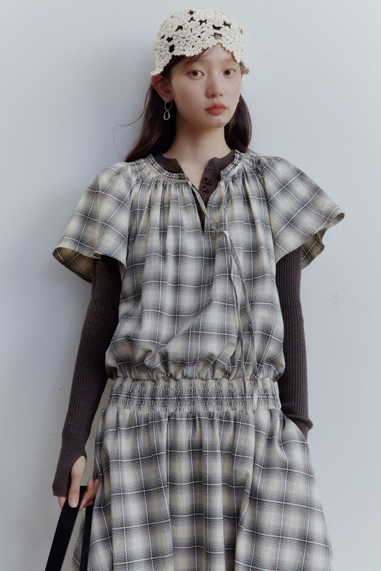 Knitted Almond Cream Hat