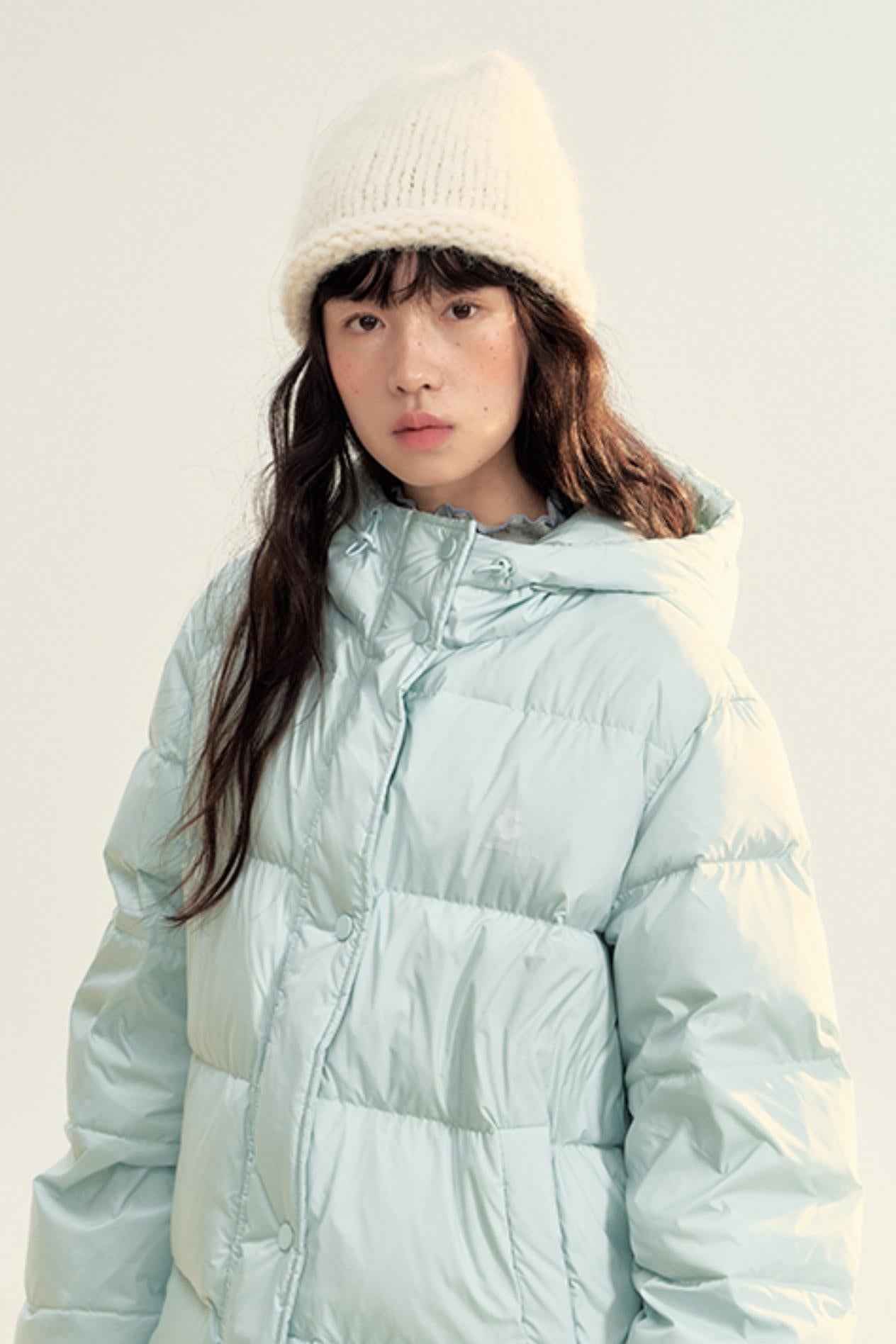 Winter Essential White Duck Down Jacket