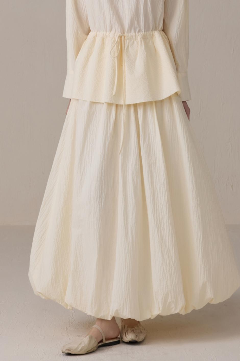 Romantic Cloud A-Line Skirt