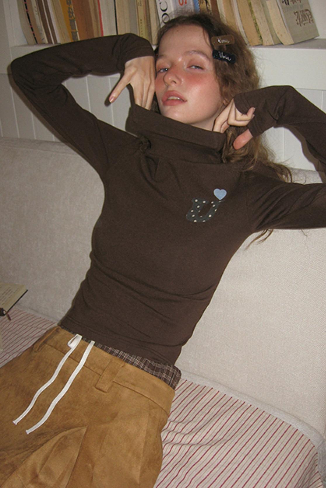 Early Winter Ruched Top