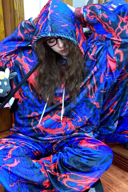 Subculture Blue Fleece Sweatshirt