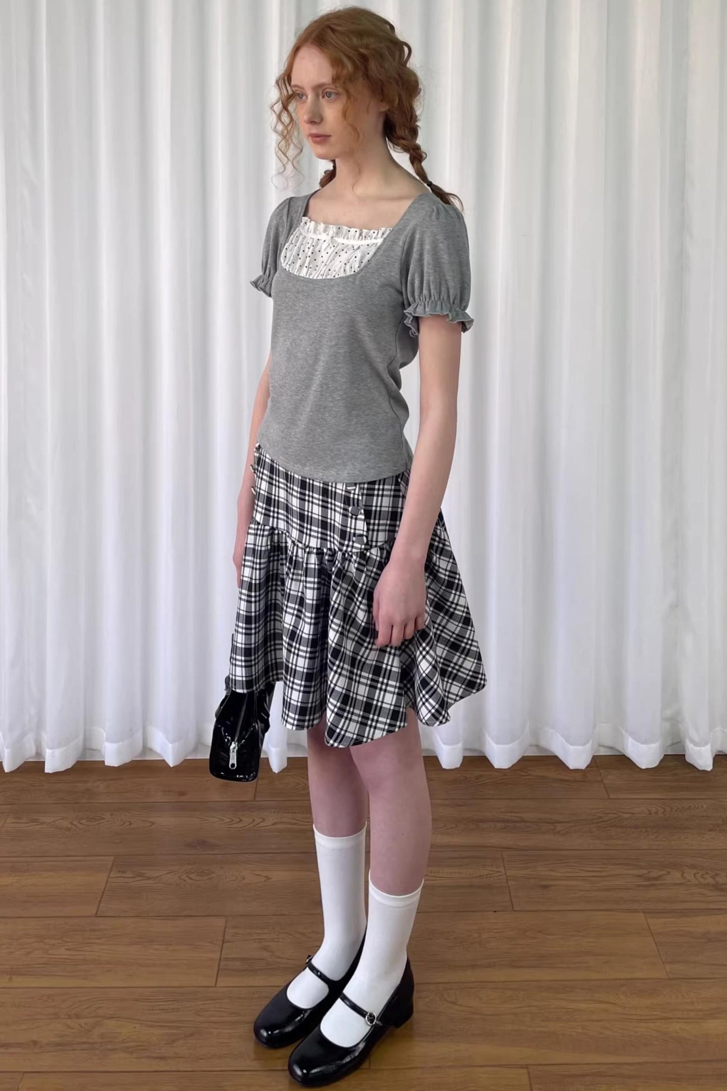 Patchwork Polka Dot T-Shirt