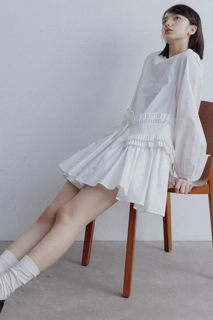 Pleated Large Swing Doll Dress