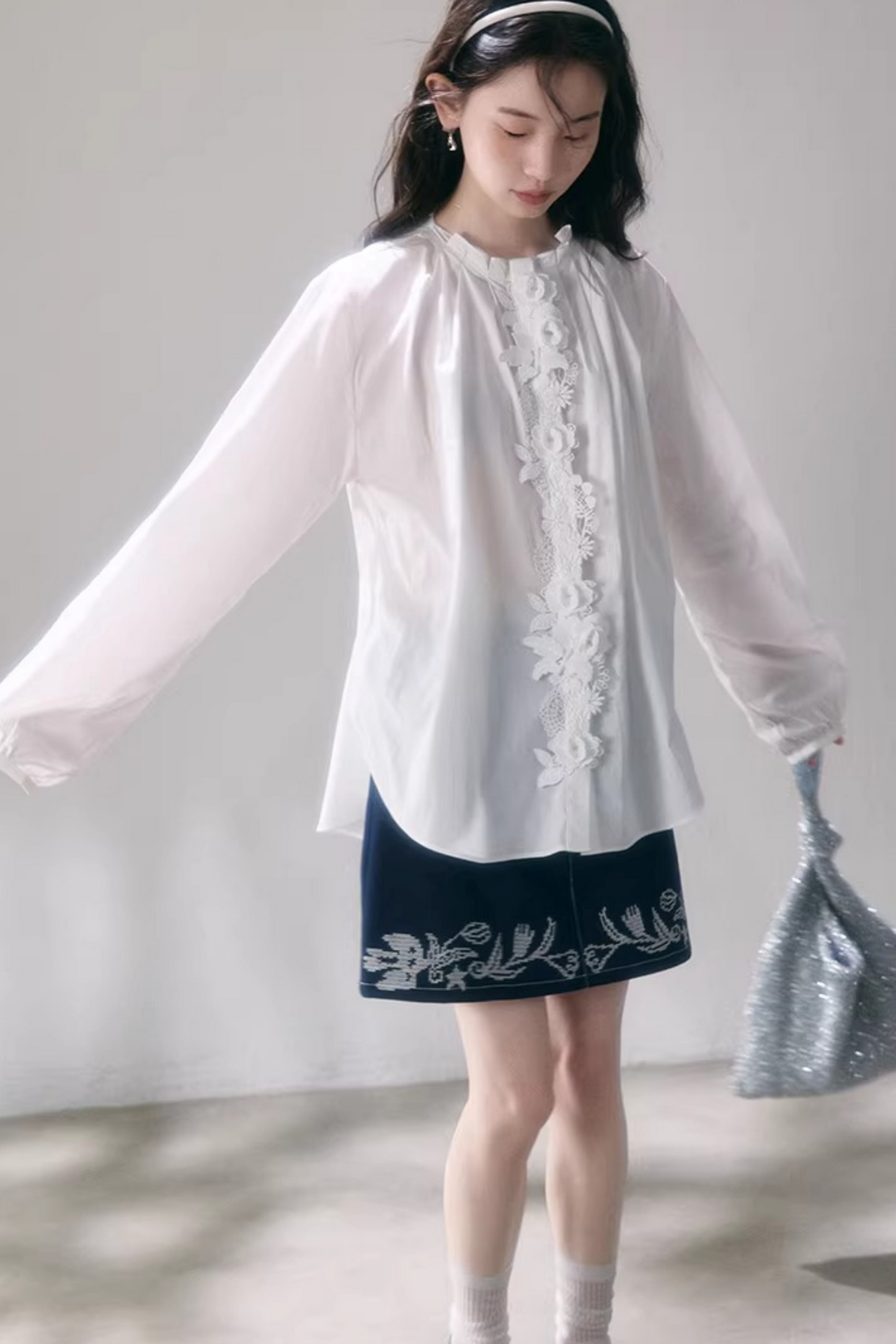 Jasmine Floral Lace Blouse