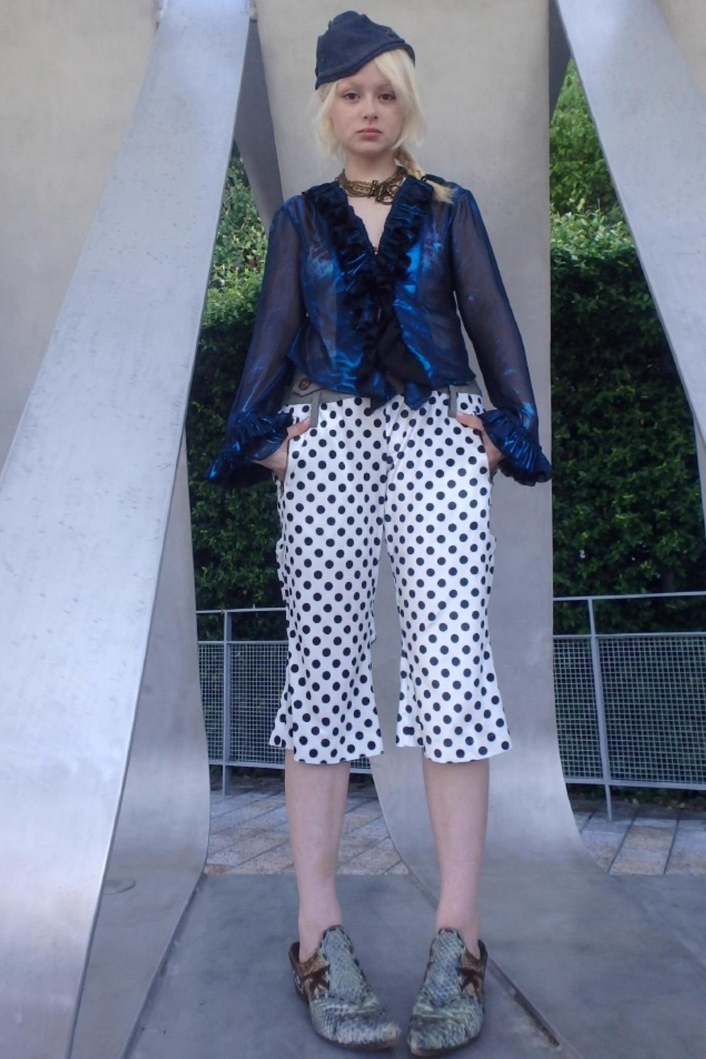 Shattered Blue Mesh Cardigan