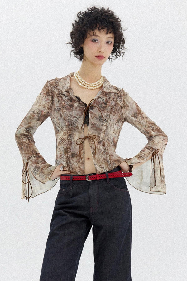 Uncharted Ruffle Shirt