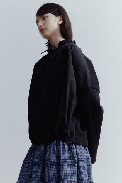 Personality Splicing Pullover Top