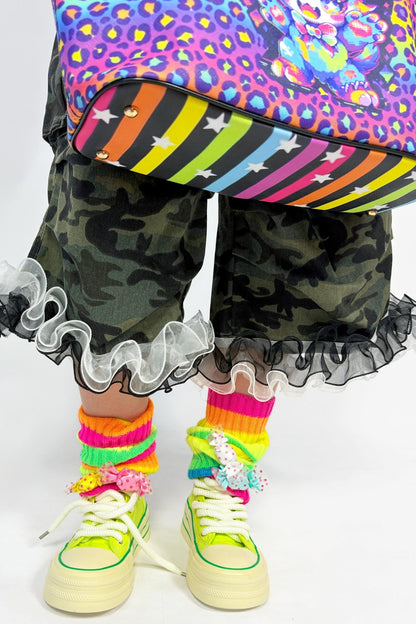 Rainbow Frise Leather Bag