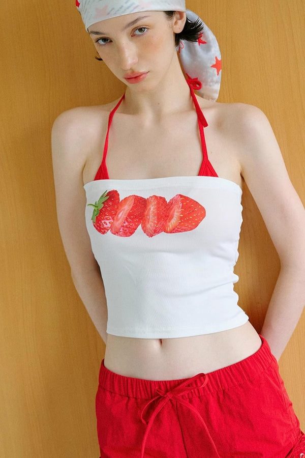 Tropical Citrus Bustier Set