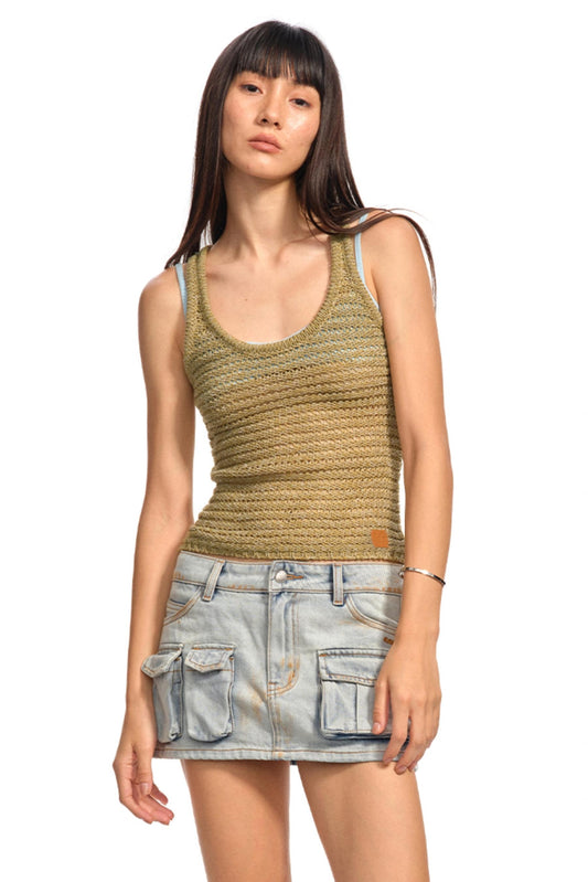 Fishnet Crochet Tank