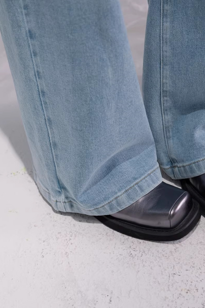 Jeans mit Sternenhimmel-Strasssteinen