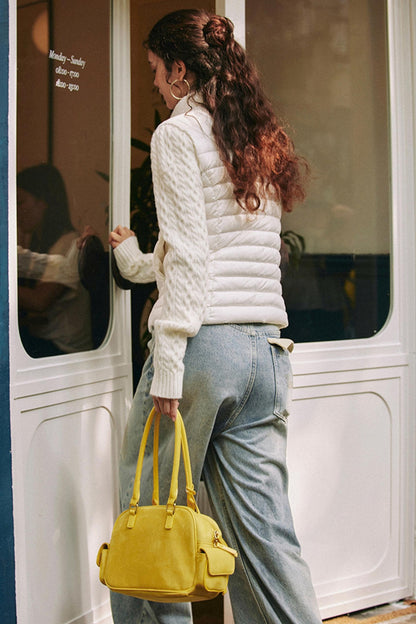 Textured Cable Knit Jacket