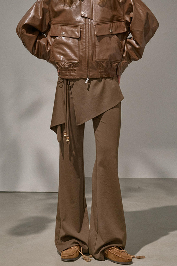 Flared Stitched Pants