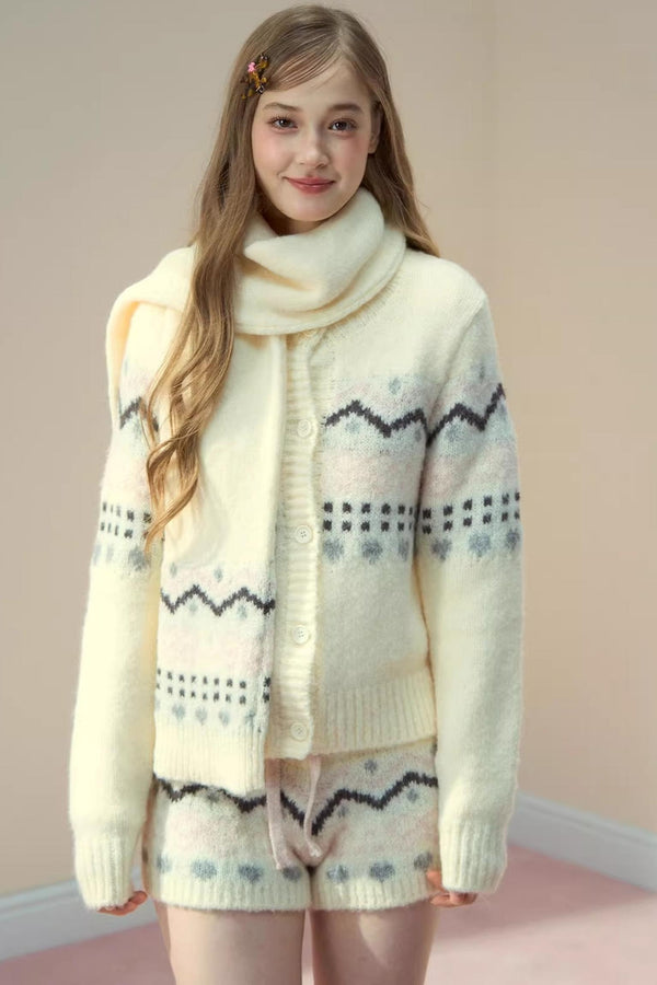 Sunset Knitted Jacket Set-Up